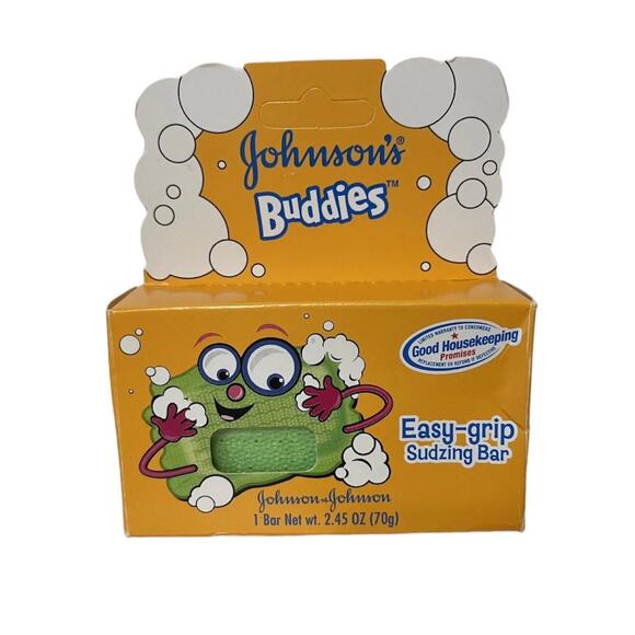 Johnson’s Buddies Easy Grip Sudzing Bar Bath Soap - Lot Of 3 - NEW Discontinued - Picture 2 of 6